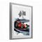 Stupell Industries Vintage Race Day Flags Framed Print Under Glass, design by Christine Simpson Art